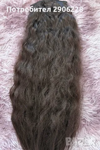 Тъмно кафяви екстеншъни за удължаване, снимка 3 - Аксесоари за коса - 49984181