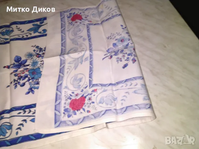 Синя покривка рози 76х30см нова, снимка 6 - Пана - 47869286