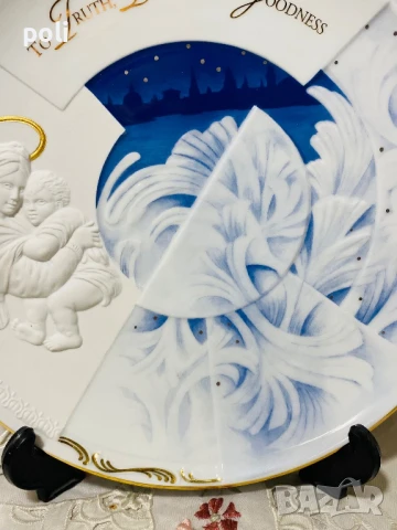 порцеланова чиния за стена , снимка 5 - Декорация за дома - 50780207