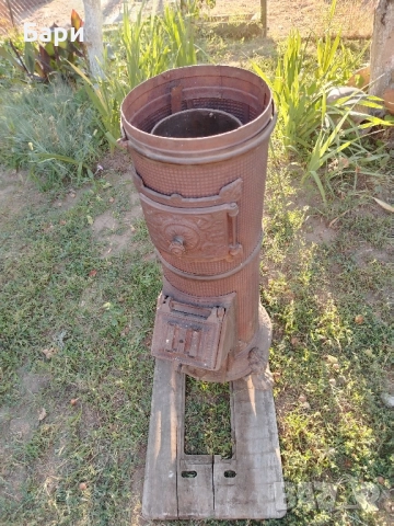 Стара красива чугунена колонна печка -Виена/Австрия 1900г., снимка 12 - Антикварни и старинни предмети - 51548373