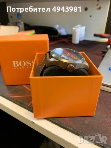 ⌚ HUGO BOSS – ОРИГИНАЛЕН ЧАСОВНИК 🔥, снимка 4 - Мъжки - 56008651