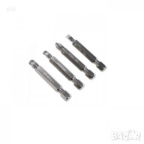 Накрайници за отверка, 50мм, 10бр., хромванадиева стомана, снимка 2 - Аксесоари и консумативи - 35004212