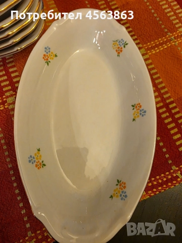 Порцеланови елипси, снимка 3 - Чинии - 51620739