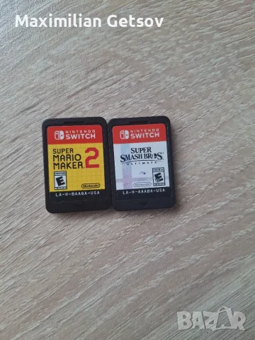 Super Mario Maker 2 + Super Smash bros bundle NO CASES