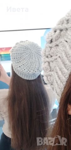 Плетена шапка, снимка 5 - Шапки - 39544658