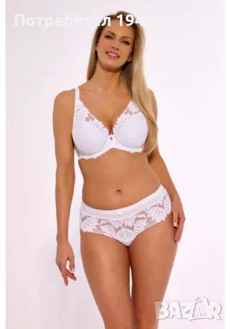 Красив push up сутиен в бял цвят SOPHIA 1225 Gaia, снимка 2 - Бельо - 47521276