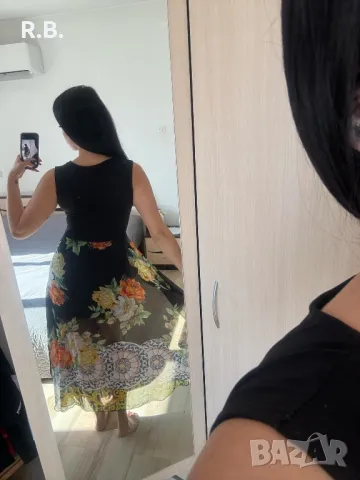 Черна рокля, М размер, снимка 13 - Рокли - 35985356