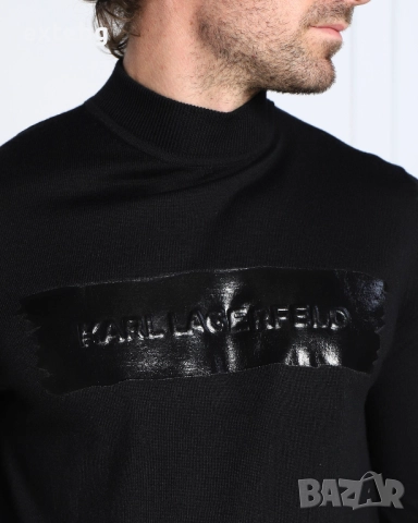 KARL LAGERFELD нов оригинален вълнен пуловер XXL, снимка 4 - Пуловери - 52069477