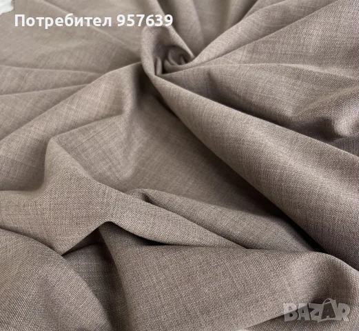 Плат от лен,вълна,вискоза и елестан