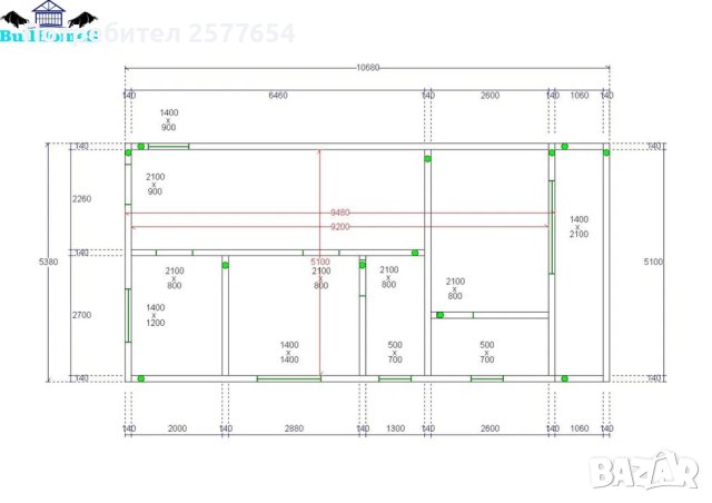Къща,Бунгало,Преместваема къща,Сглобяеми къщи,Модулни,Жилищни-115м², снимка 9 - Строителни материали - 44143276