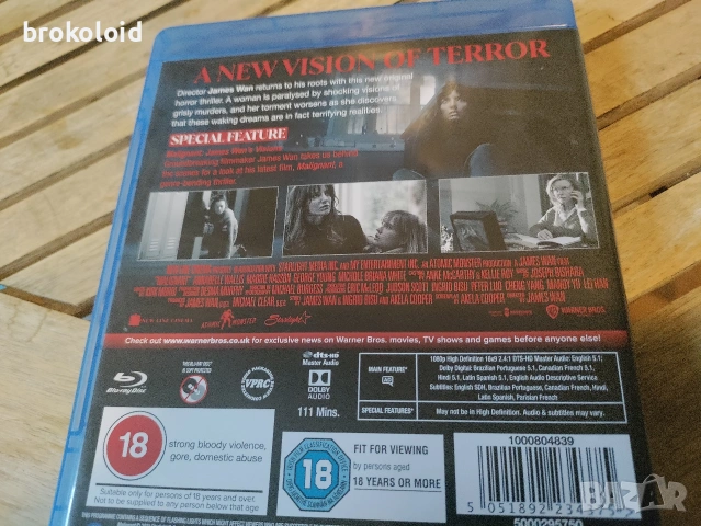 Филми на ужасите Malignant 30 days of night Nightmare on Elm Street Omen blu ray лот, снимка 6 - Blu-Ray филми - 54227925