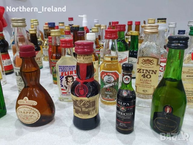 Колекция от миниатюрни бутилки алкохол , снимка 2 - Колекции - 37292628