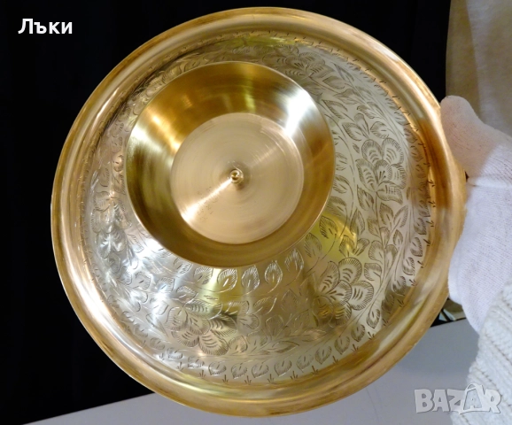 Бронзова фруктиера,клетъчен емайл,риби,лози с грозде. , снимка 8 - Антикварни и старинни предмети - 52968245