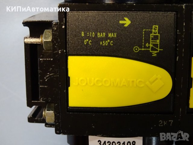 магнет вентил JOUCOMATIC 34393114/015/108 pneumatic valve 230VAC, 110VDC, снимка 3 - Резервни части за машини - 37246097
