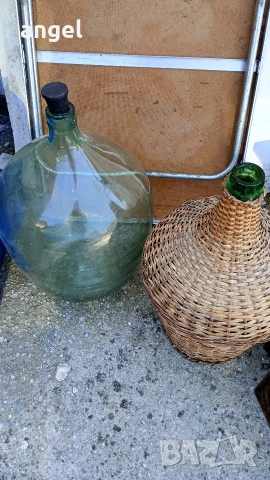 стъклени дамаджани 