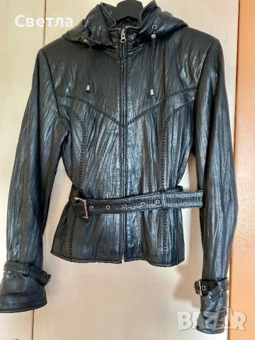 Яке естествена кожа, снимка 2 - Якета - 42086568