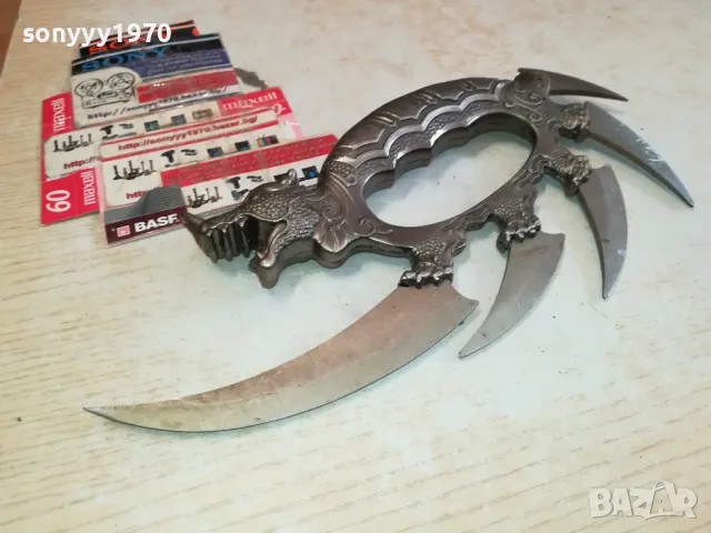 БОКС-НОЖ С МНОГО МЕТАЛНИ ОСТРИЕТА 30СМ-ВНОС GERMANY 1603251245, снимка 7 - Ножове - 49514541