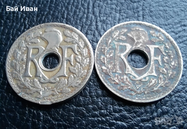 Стара монета 10 сантима 1926 г. и 1929 г.Франция - топ !, снимка 13 - Нумизматика и бонистика - 42201842