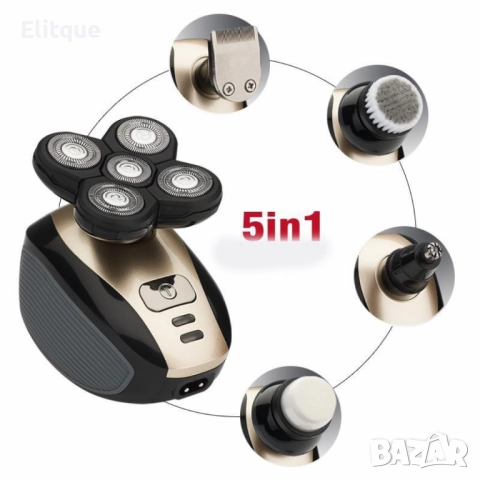 Електрическа самобръсначка 5 в 1 SHAV37, снимка 3 - Тримери - 52806885