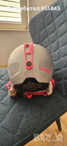 Детска ски каска Uvex Manic Pro 51-55 см, снимка 3 - Зимни спортове - 49423745