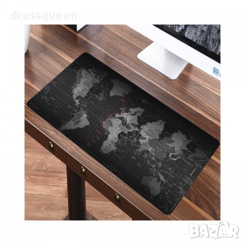 2118 Геймърска подложка за бюро с принт Карта на света, снимка 5 - Геймърски - 37356729