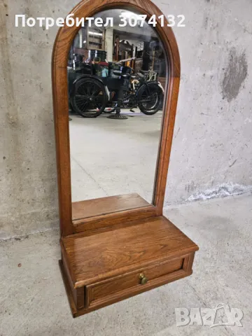 Огледало с чекмедже в стил Рустик, снимка 3 - Огледала - 49668306