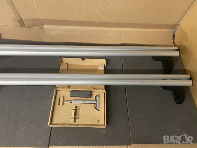 Оригинални релси за BMW E90 E87 E81, напречни греди, багажник (БМВ), снимка 2 - Аксесоари и консумативи - 50939678