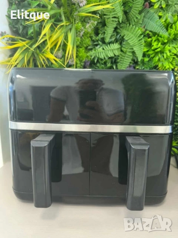 Двоен Air fryer T&G BEST COOKING 32847A0 - отделни LED дисплеи за всяка зона, снимка 18 - Фритюрници - 52502357