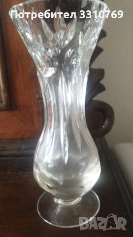 Красиви кристални вази. , снимка 2 - Вази - 52536796