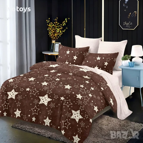 Двулицево спално бельо, 6 части - Модел WS17823, снимка 1