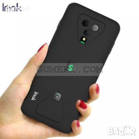 Xiaomi Black Shark 3 Pro - Силиконов Черен Гръб със Защита за Камерата , снимка 5 - Калъфи, кейсове - 34201710