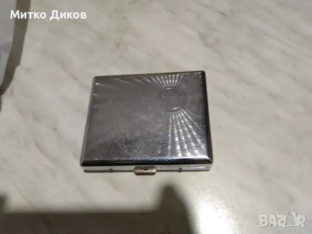 Табакера метална  като нова 93х75мм