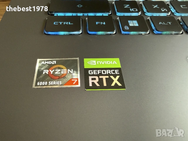 17.3 ROG Strix`Ryzen 7 6800H/RTX 3050/16GB DDR5/512GB NVMe/Full HD IPS 144Hz/RGB, снимка 5 - Лаптопи за игри - 54158046