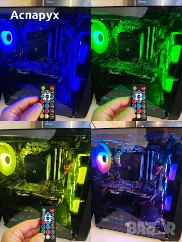 Геймърски компютър Asus Ryzen 5 Radeon RX RAM 16GB SSD, снимка 8 - Геймърски - 53102452