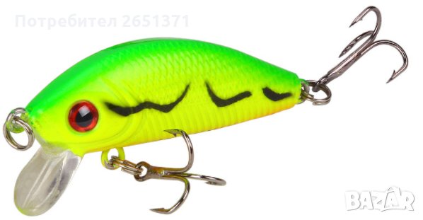 воблери, изкуствена примамка - 5 см., 4,2 гр., щука, сулка, кефал, река, снимка 2 - Стръв и захранки - 30831502