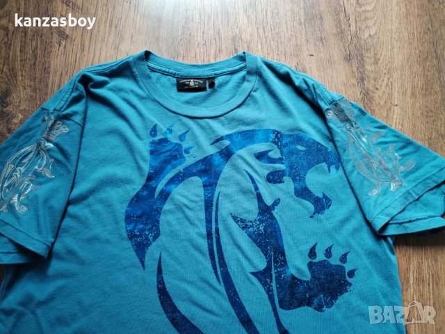 Christian Audigier - страхотна мъжка тениска Л, снимка 2 - Тениски - 53179190