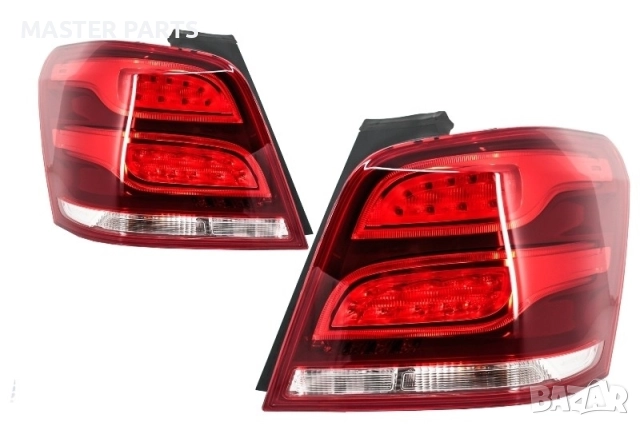 Супер Ярки LED Стопове за Mercedes GLK X204 (08-12) – ФЕЙСЛИФТ ВИЗИЯ, снимка 2 - Части - 52997566