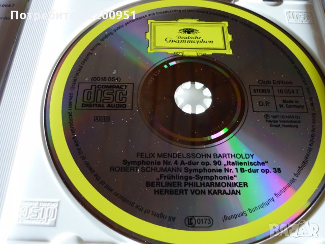 FELIX MENDELSSOHN BARTHOLDY, снимка 4 - CD дискове - 31590111