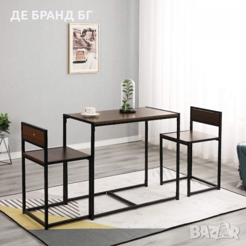 Комплект трапезна маса с два стола LD-CT01-WNT