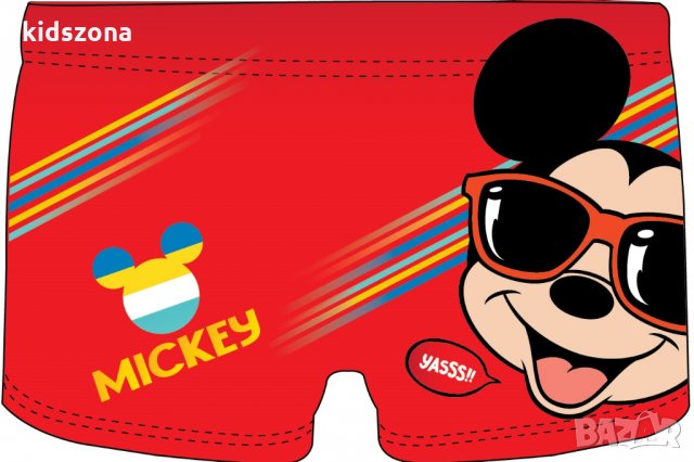 Нова цена! Детски бански Mickey Mouse за 3/4, 5/6 и 7/8 г. - М1, снимка 1 - Детско бельо и бански  - 31560738