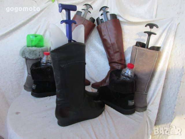 топли боти, ботуши N- 38 - 39, 100% естествена кожа + топла подплата от силиконови фибри, снимка 11 - Дамски ботуши - 35647968