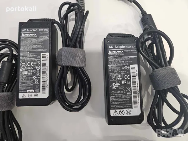 +Гаранция! Зарядно захранване захранващ адаптер Lenovo 20V 65W 90W кръгла букса, снимка 3 - Друга електроника - 50003023