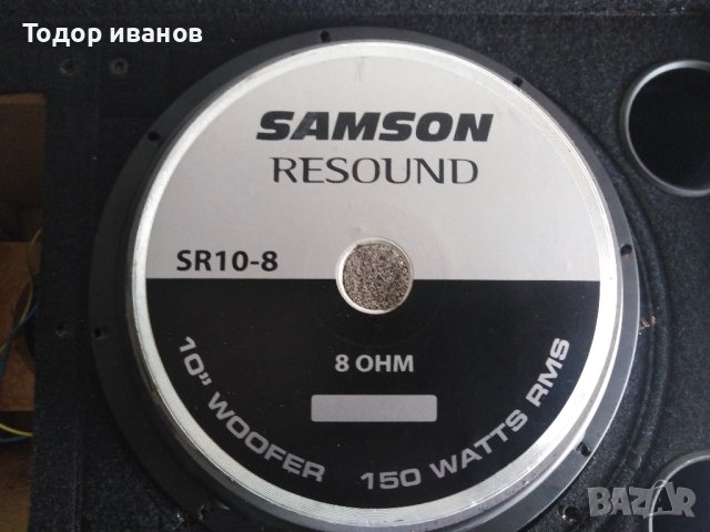 Samson-resound rs10, снимка 11 - Тонколони - 42877028