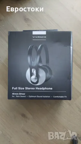 Vivanco SR 97 Пълноразмерни регулируеми стерео слушалки– 1,8 м кабел, 40 мм динамичен драйвер, снимка 5 - Слушалки и портативни колонки - 47584206