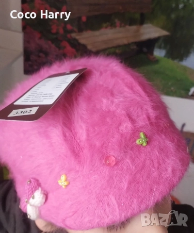 Детски шапки ангорска вълна, снимка 4 - Шапки, шалове и ръкавици - 52953355