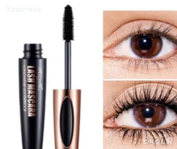 Ексклузивна водоустойчива спирала за мигли с 4D ефект - Черна! , снимка 1