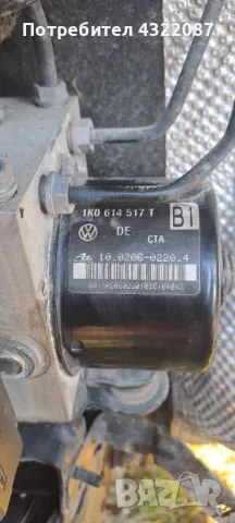 ABS МОДУЛ VW TOURAN 1.4TSI 140K.C 2006Г. 1К0 614 517 Т, снимка 2 - Части - 48810572