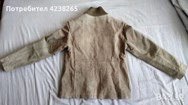 яке дамско,естествена кожа-велур, зелено, снимка 6 - Якета - 52824722