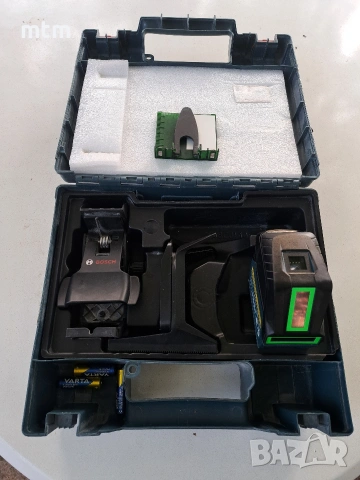 Зелен линеен лазерен нивелир Bosch GCL 2-15 G, снимка 4 - Други инструменти - 54163075