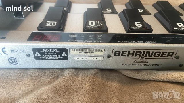 Behringer FCB1010 Футсуич, снимка 7 - Китари - 51729312
